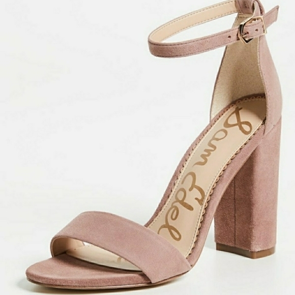 SAM Edelman Yaro suede sandals in pink size 10M - Picture 1 of 11